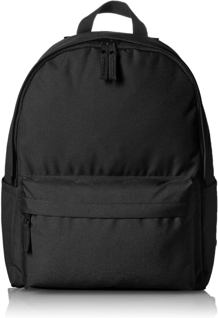 Amazon Basics Classic School Backpack - Black